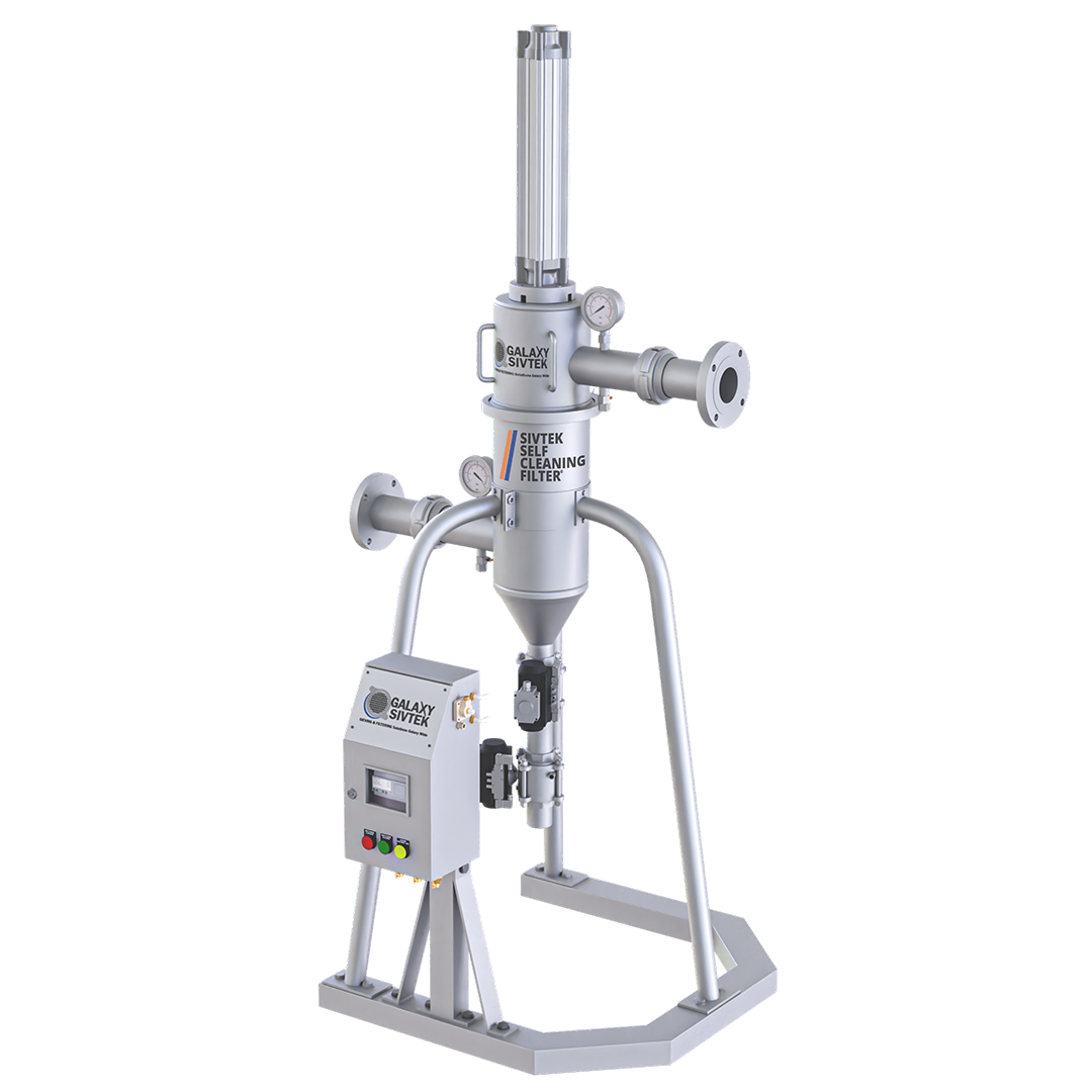 FILTRATION OF SOLID CONTAMINANTS FROM THE LIQUID BY AUTOMATIC SELF-CLEANING FILTER